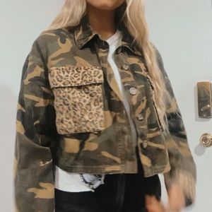 Cutest cheetah and camo jacket